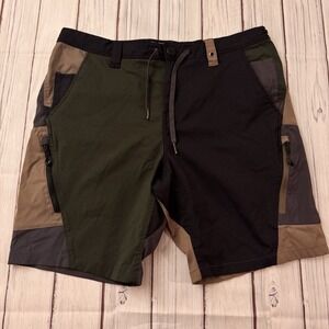 686 Anything Hybrid Short Dark Green Multi Suze 36 Mens Outdoors Hiking